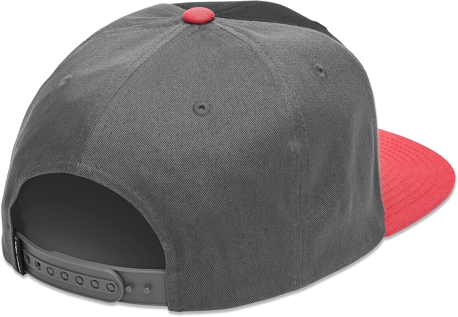 Volcom Men's Quarter Twill Snapback Hat – 6-Panel Adjustable Cap with Stone Logo Patch Chili Red
