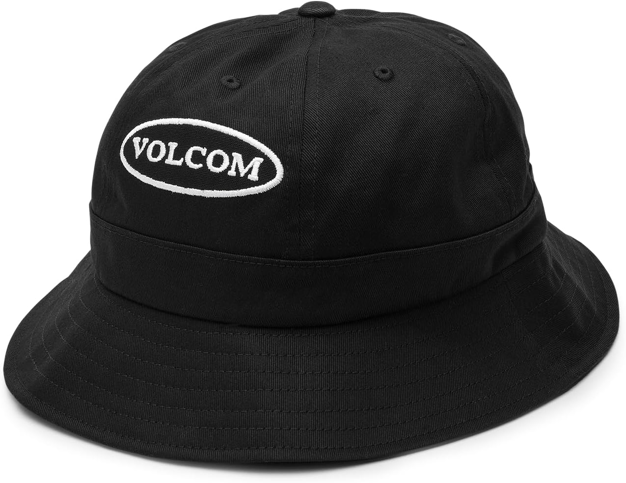 Volcom Men's Froth Bucket Hat – Lightweight Wide Brim Sun Hat Black
