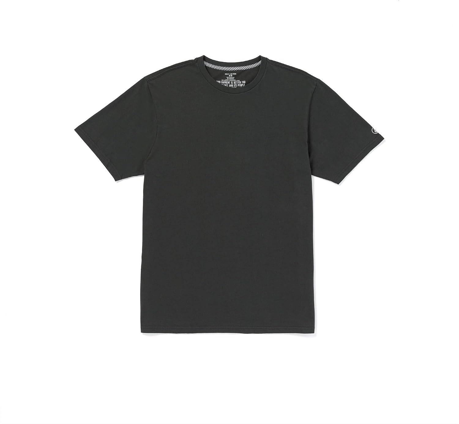 Volcom Men's Solid Short Sleeve Tee Stealth Solid