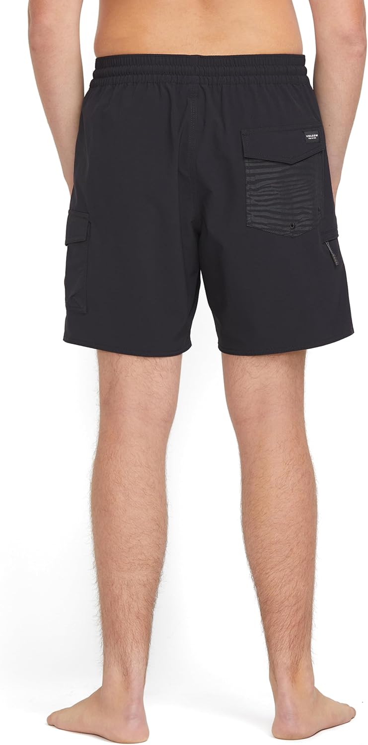 Volcom Beach Bunch 17" Trunks Jet Blk