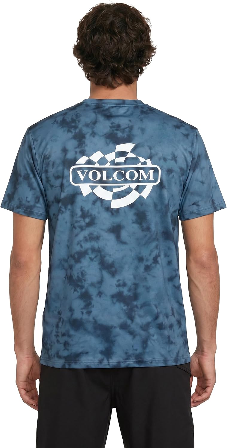 Volcom Deadly Stones Short Sleeve Rashguard Blue