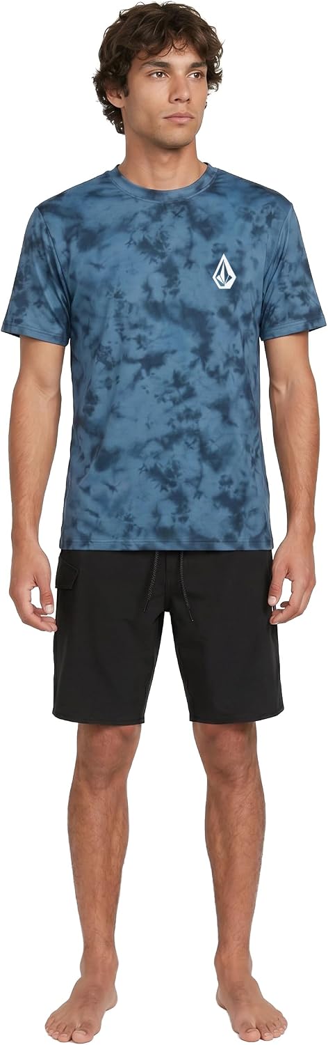 Volcom Deadly Stones Short Sleeve Rashguard Blue