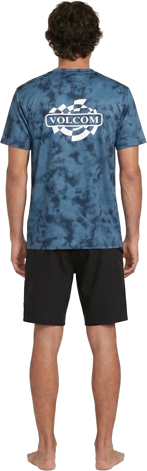 Volcom Deadly Stones Short Sleeve Rashguard Blue