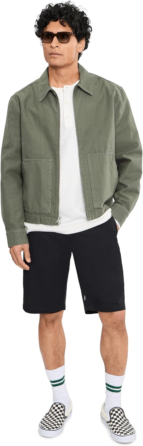 Volcom Men's Modern Fit 21" Chino Short Black 3