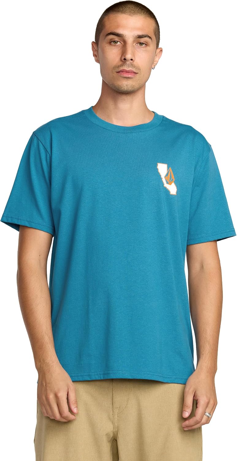 Volcom Men's California Dreaming Short Sleeve Tee Coronet Blue