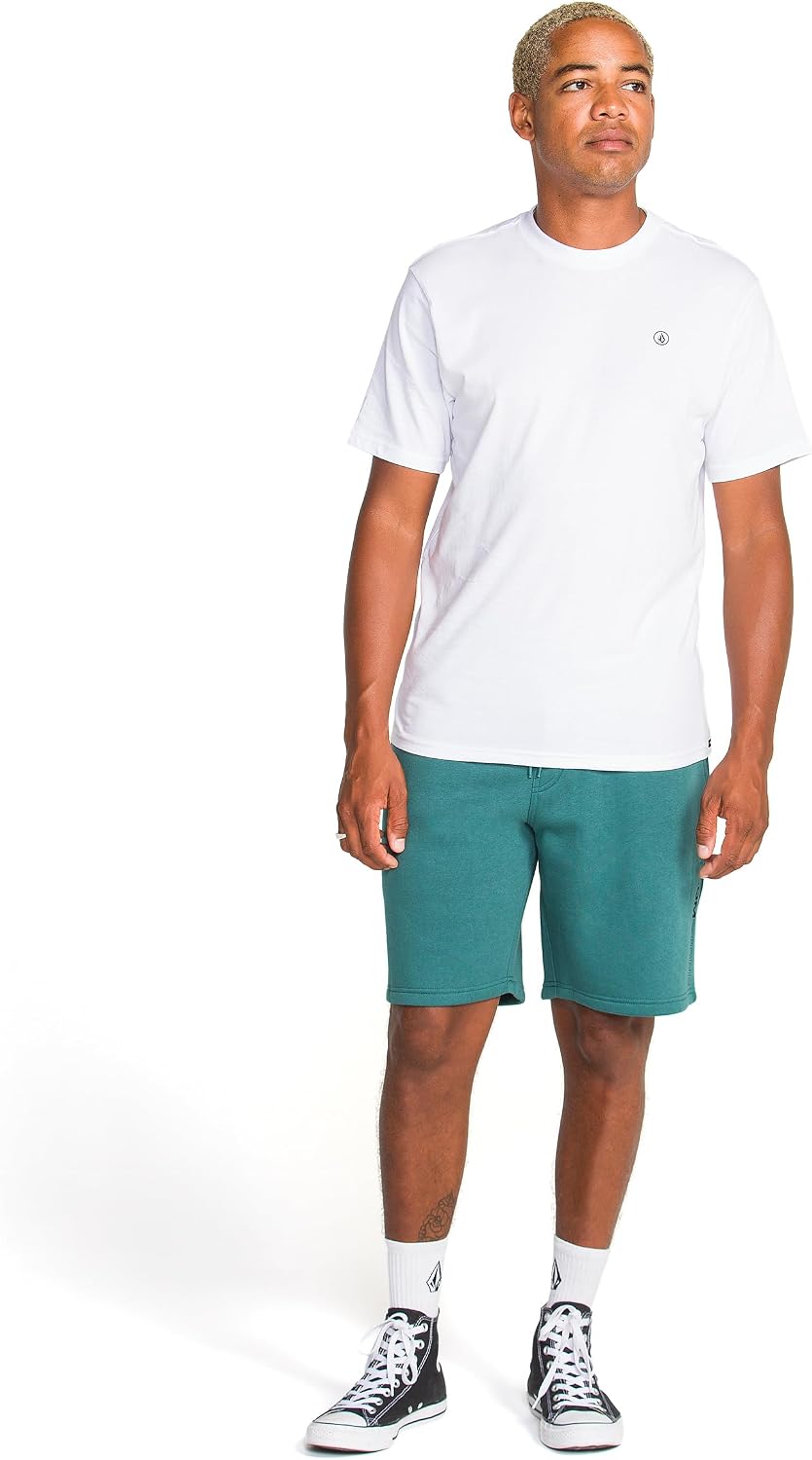 Volcom Men's Frickin Elastic Waist 19" Chino Short Ranger Green
