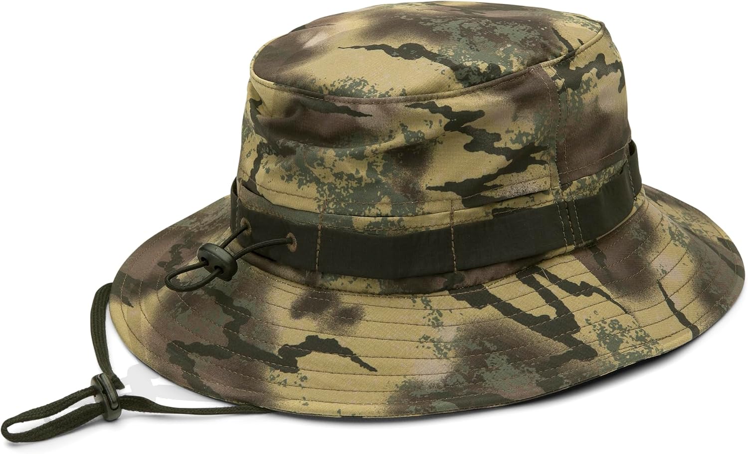 Volcom Men's Boonie Hat – Wide Brim Sun Hat with Adjustable Chin Strap Dark Khaki