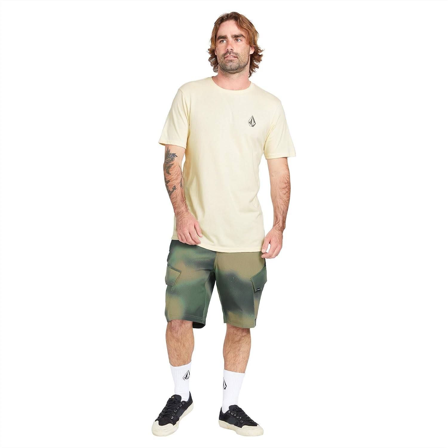 Volcom Men's Country Days 20" V.co Tech Hybrid Short Camouflage