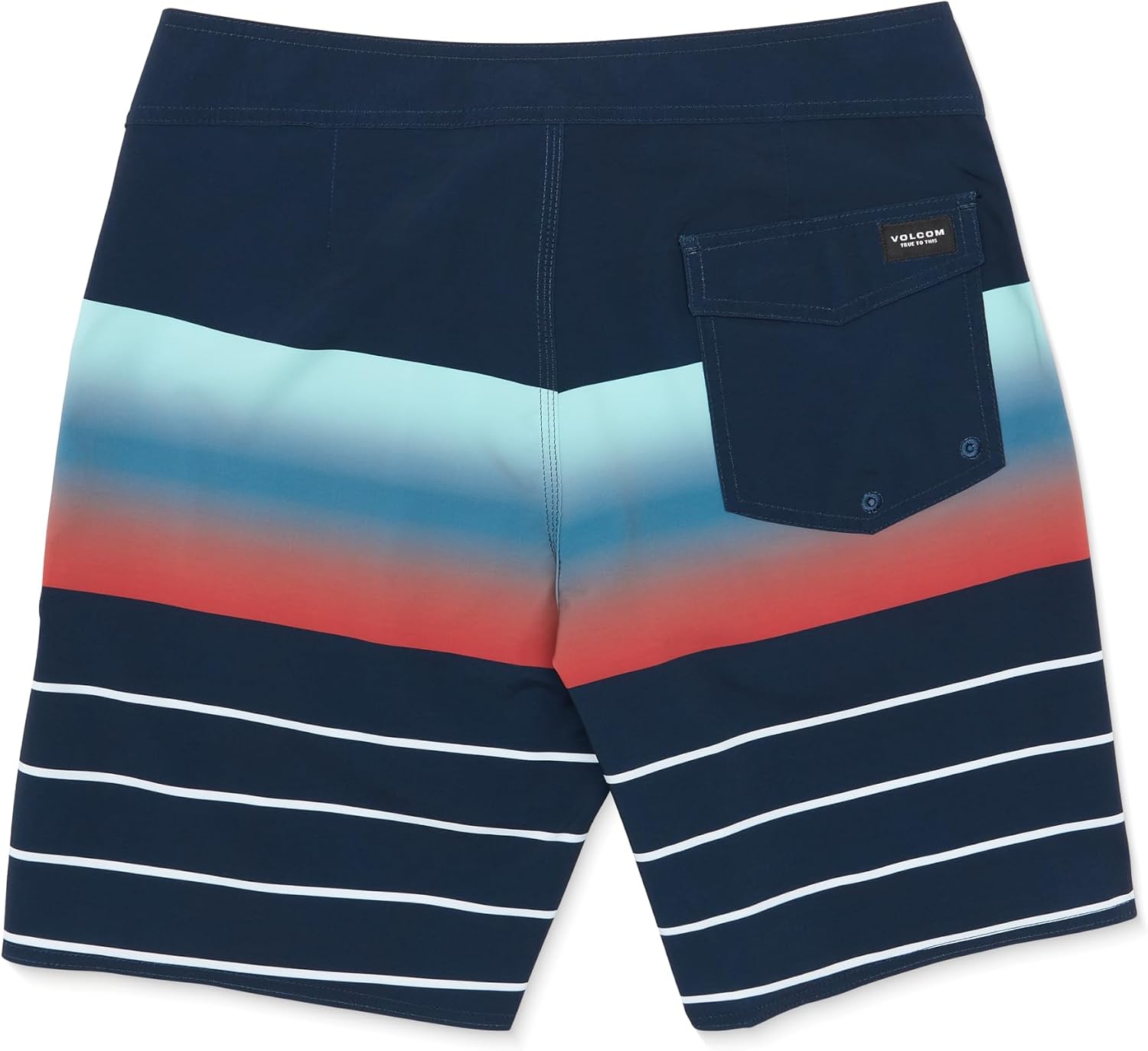 Volcom Men's 19" Mod-Tech Board Shorts- Performance UPF 50+ Sun Protection Quick-Dry Swim Bottoms Fade Navy
