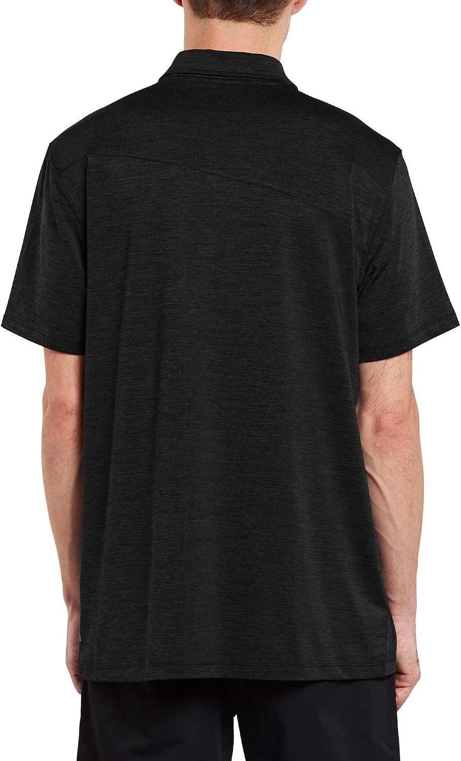 Volcom Men's Wowzer Hazard Performance Golf Polo Hazard Black