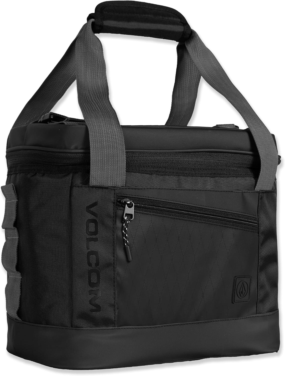 Volcom Venture 12-Can Insulated Cooler Bag | Portable Cooler Bag for Men BLACK
