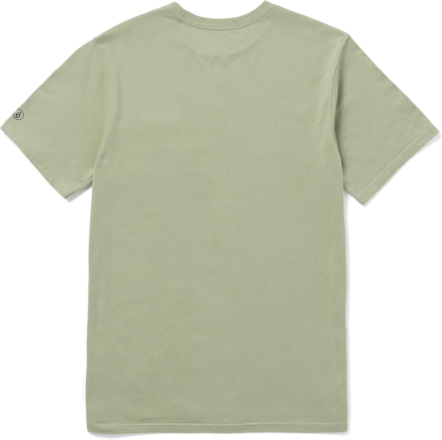 Volcom Men's Solid Stone Modern Fit Short Sleeve Tee Green Tea