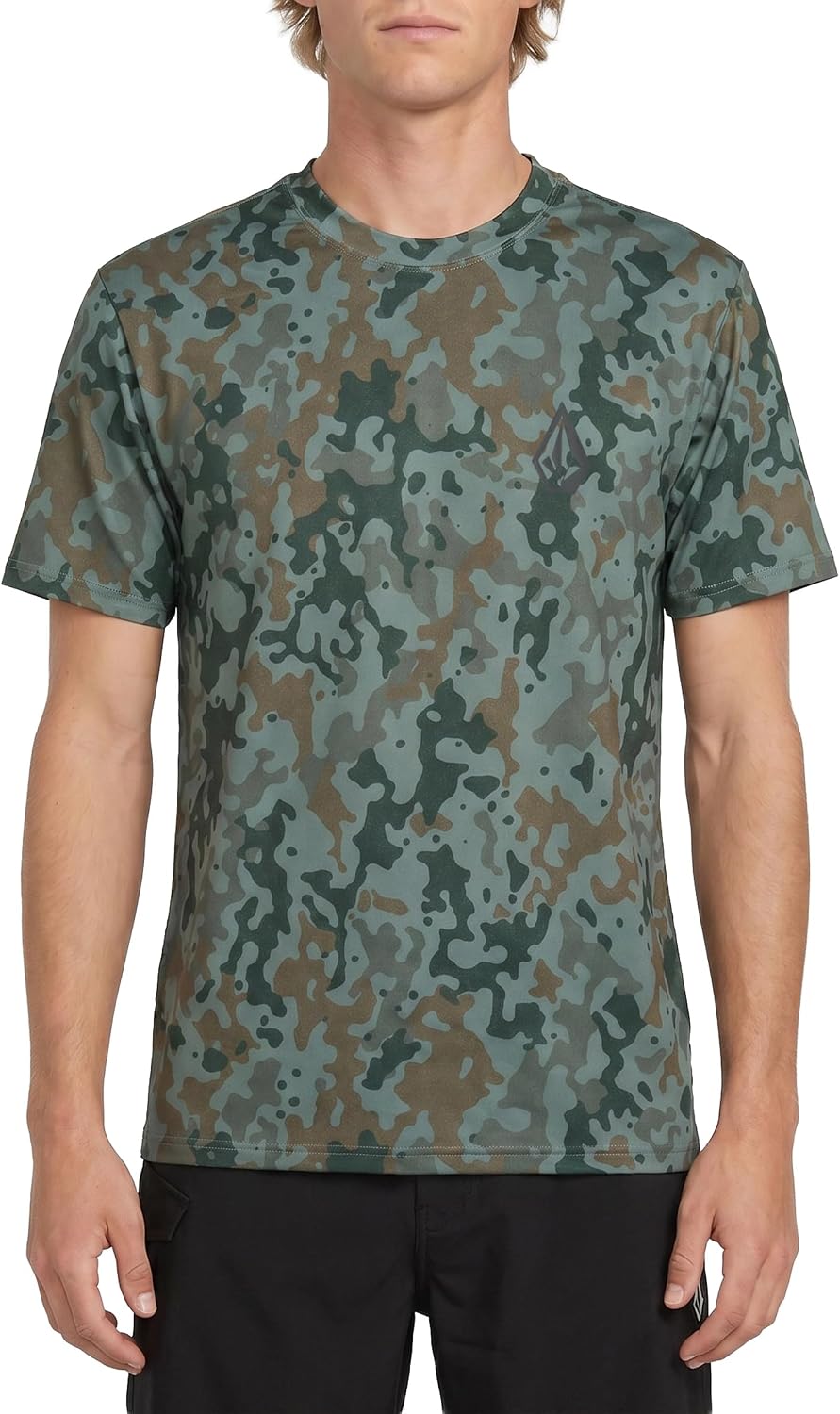 Volcom Deadly Stones Short Sleeve Rashguard Camoflauge