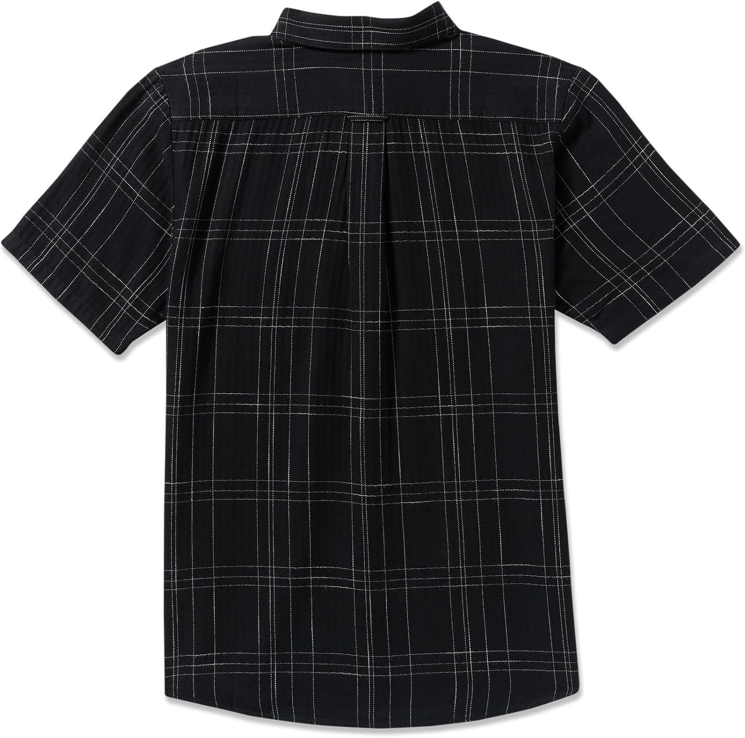 Volcom Men's Date Knight Short Sleeve Classic Fit Button Down Shirt New Black