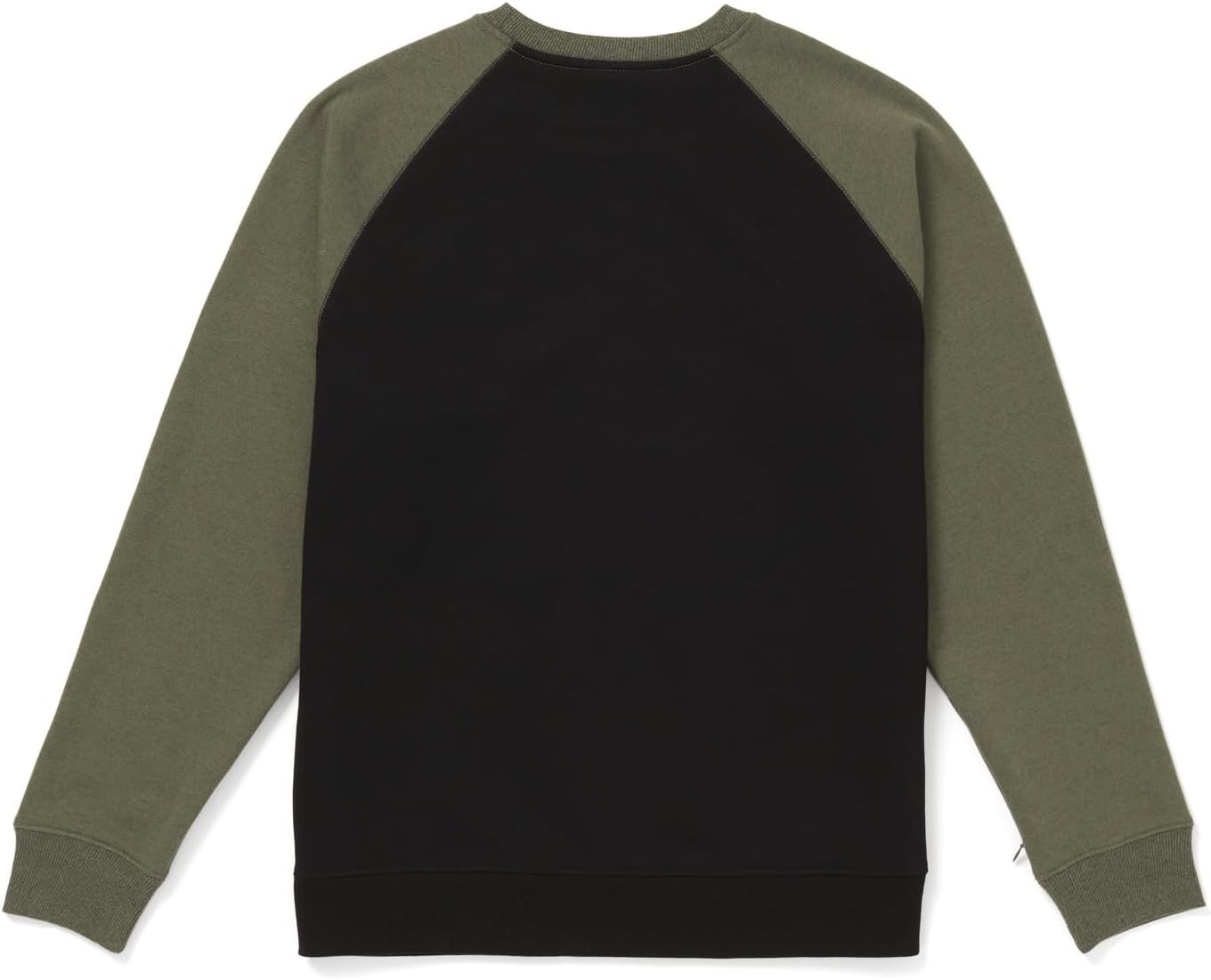 Volcom mens Roundabout Crew Fleece Sweatshirt – Soft Midweight Pullover Ribbed Cuffs Winter Moss