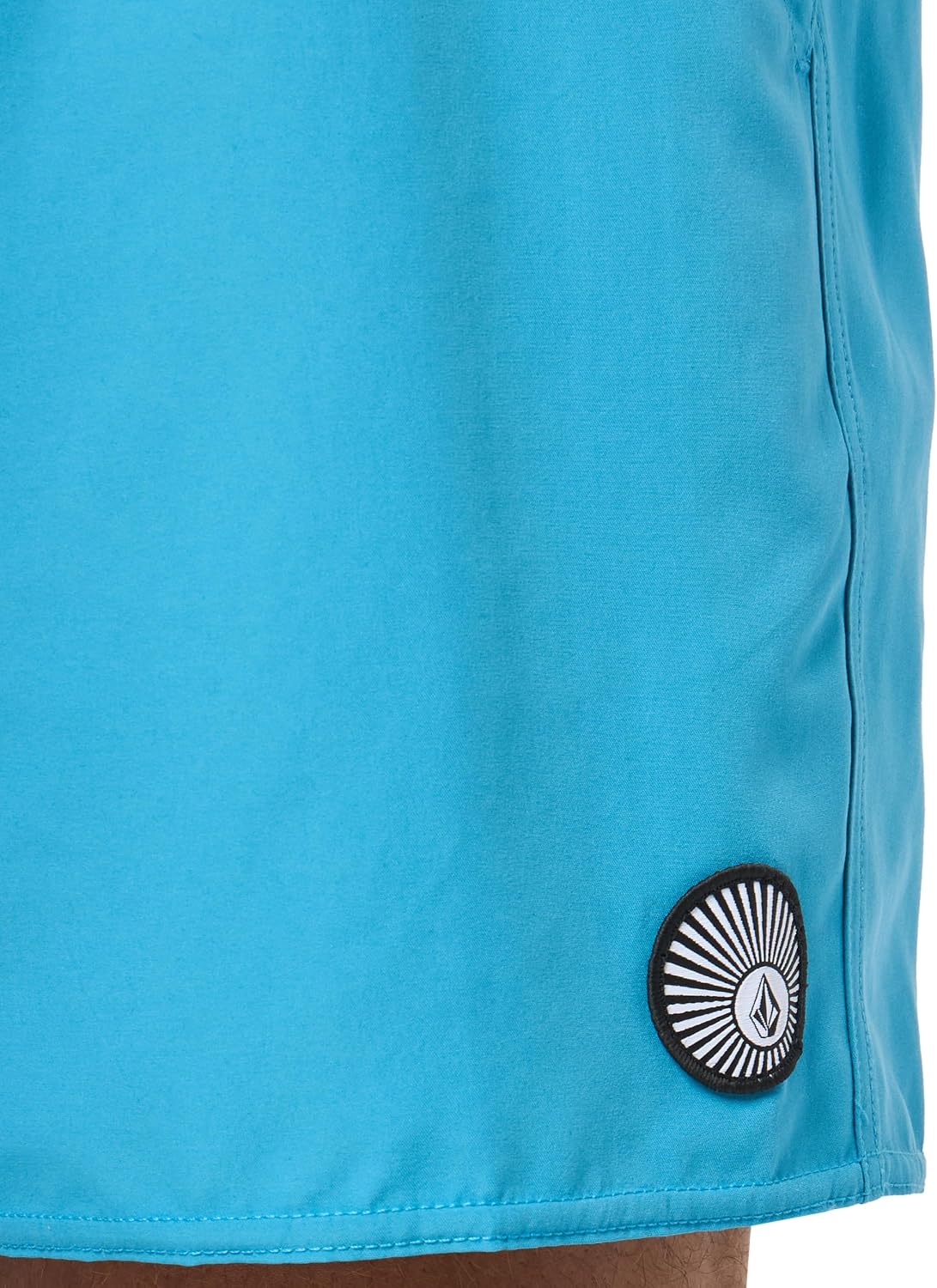 Volcom Men's 16" Elastic Waist Swim Trunks- Stretchable, UPF 50+, Quick Dry Swim Bottoms Tidal Blue