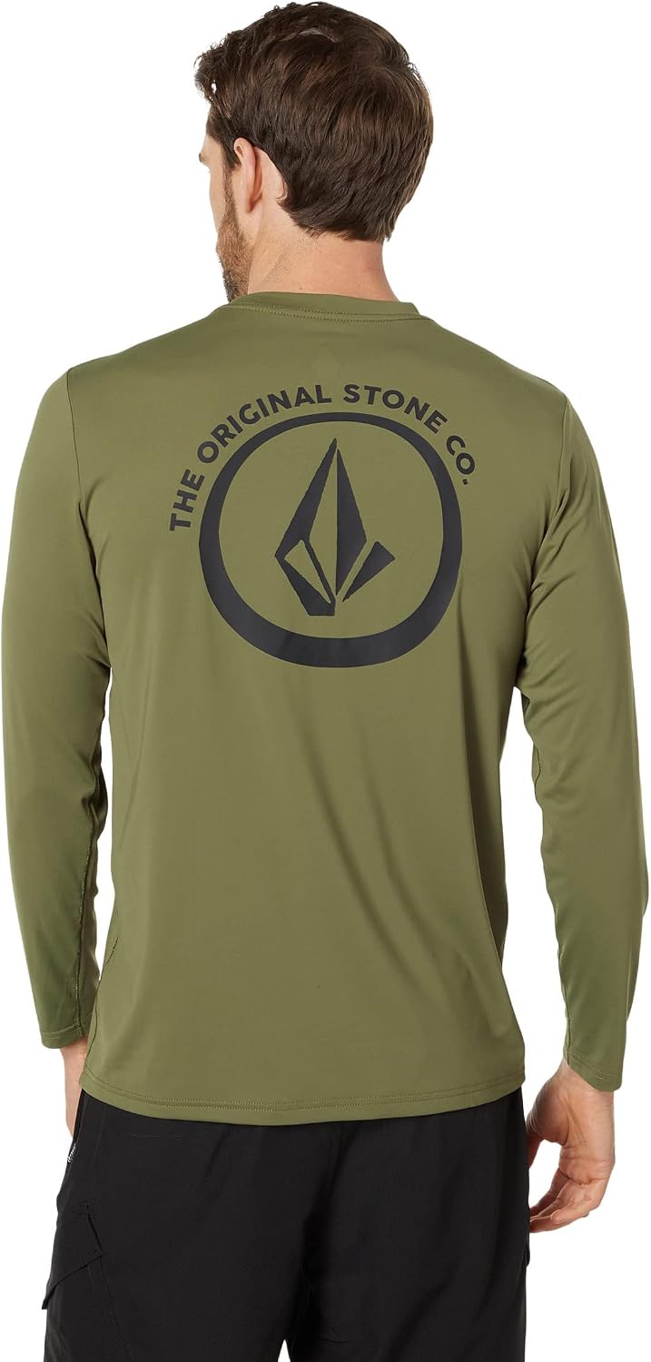 Volcom Taunt Loose Fit Long Sleeve Rashguard Military