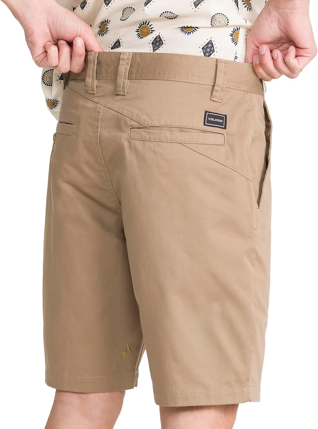Volcom Men's Frickin Drifter 20" Chino Walk Short Khaki
