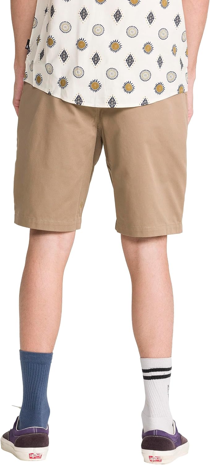 Volcom Men's Frickin Drifter 20" Chino Walk Short Khaki