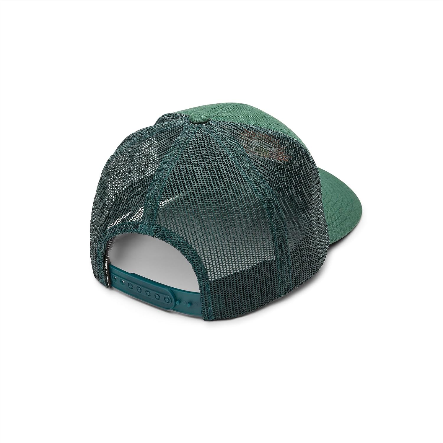 Volcom Men's Mesh Trucker Hat - Adjustable Snapback Cap, Breathable Structured Front Panel Evergreen