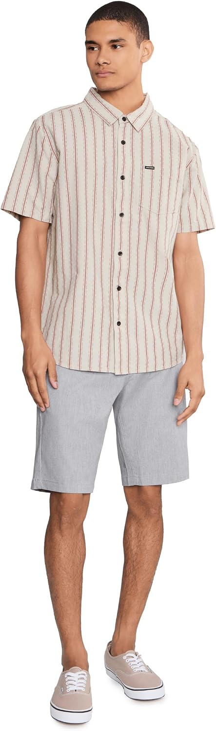 Volcom Men's Modern Fit 21" Chino Short Storm Grey
