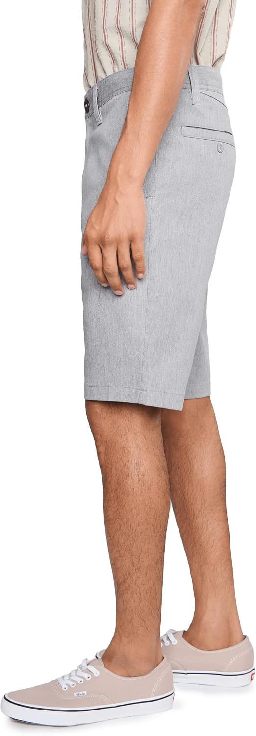 Volcom Men's Modern Fit 21" Chino Short Storm Grey