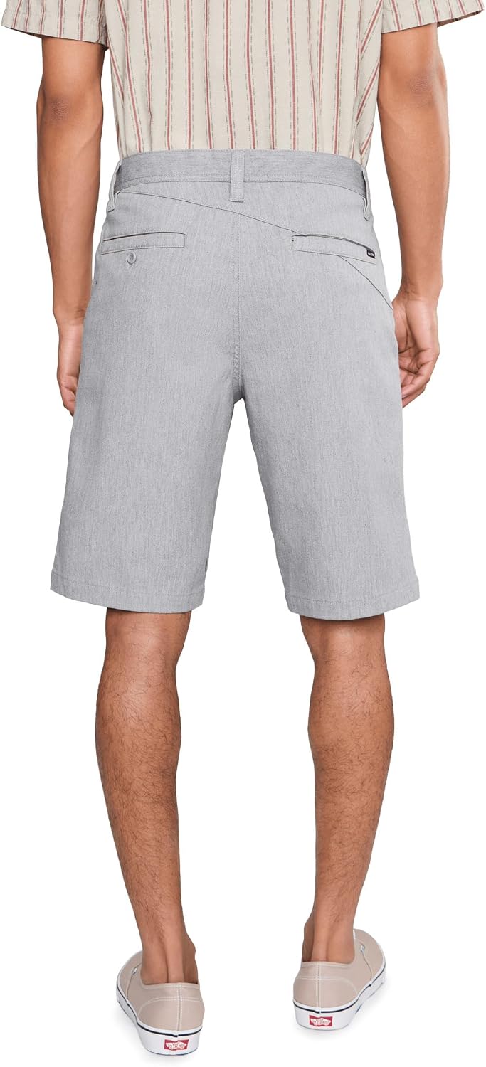 Volcom Men's Modern Fit 21" Chino Short Storm Grey