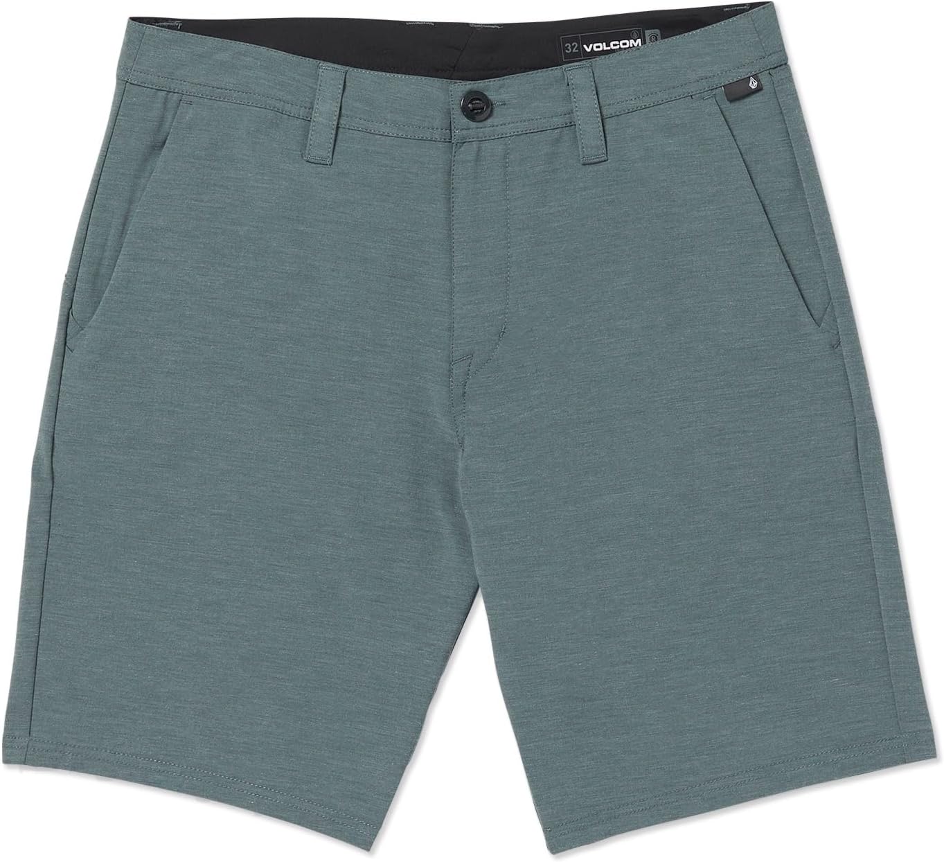 Volcom Men's Regular Frickin Cross Shred 20" Hybrid Water Repellent Short Dark Slate Static