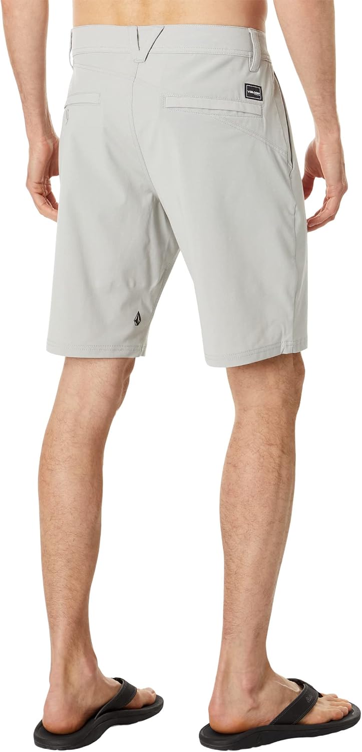 Volcom Men's Regular Frickin Cross Shred 20" Hybrid Water Repellent Short Tower Grey