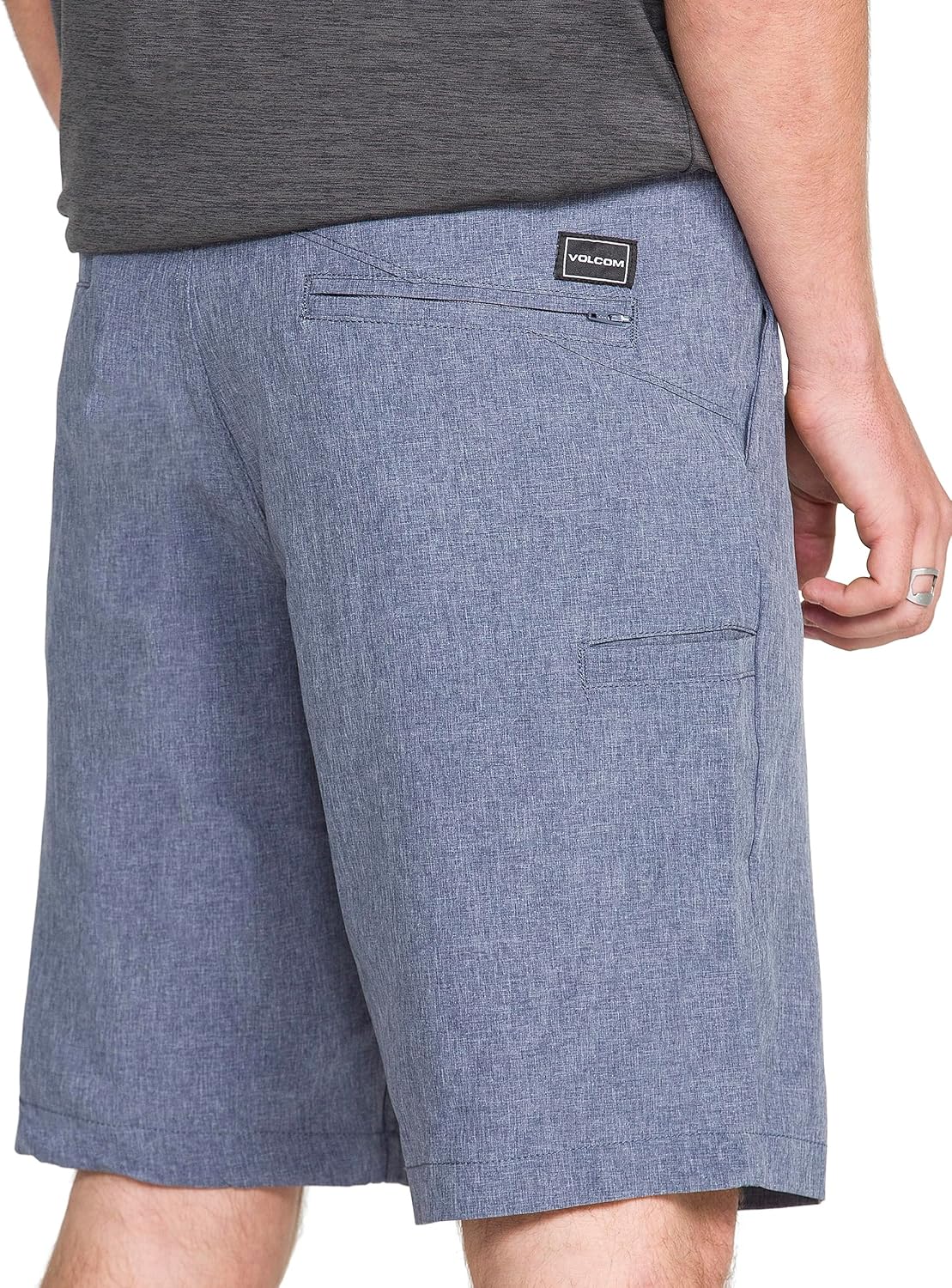 Volcom Men's Kerosene 21" Hybrid Chino Shorts Quick-Dry Stretch Fabric Navy