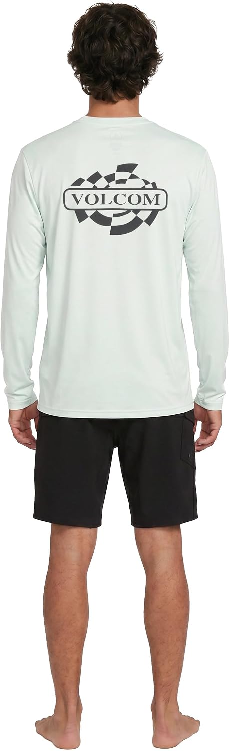 Volcom Taunt Loose Fit Long Sleeve Rashguard Cloud Blue