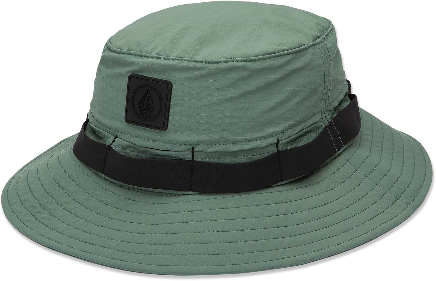 Volcom Men's Boonie Hat – Wide Brim Sun Hat with Adjustable Chin Strap Light Olive
