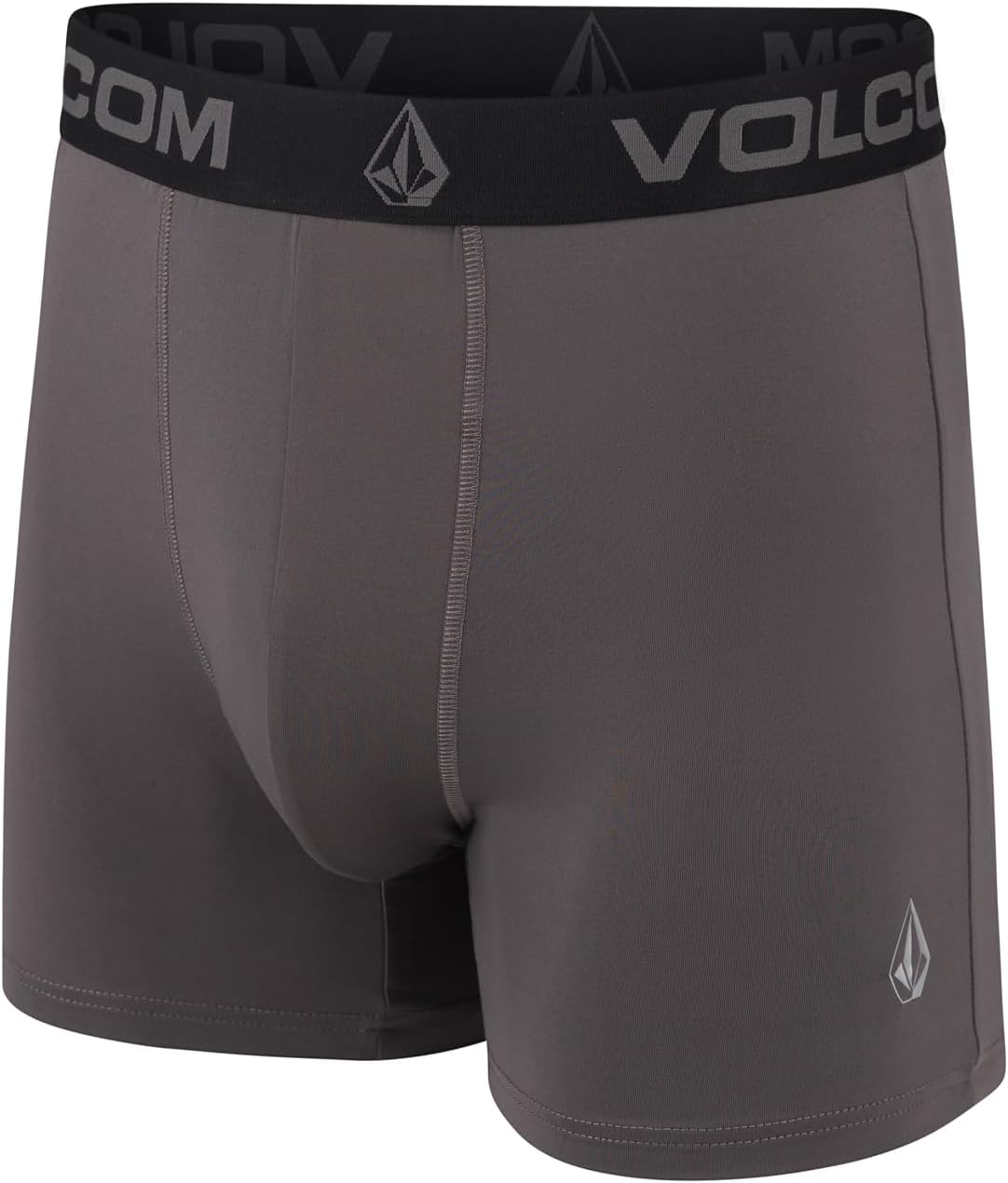 Volcom Mens Boxer Briefs 5 Pack Poly Spandex Performance Boxer Briefs Underwear BlackGreyBlack-whiteBlackGrey