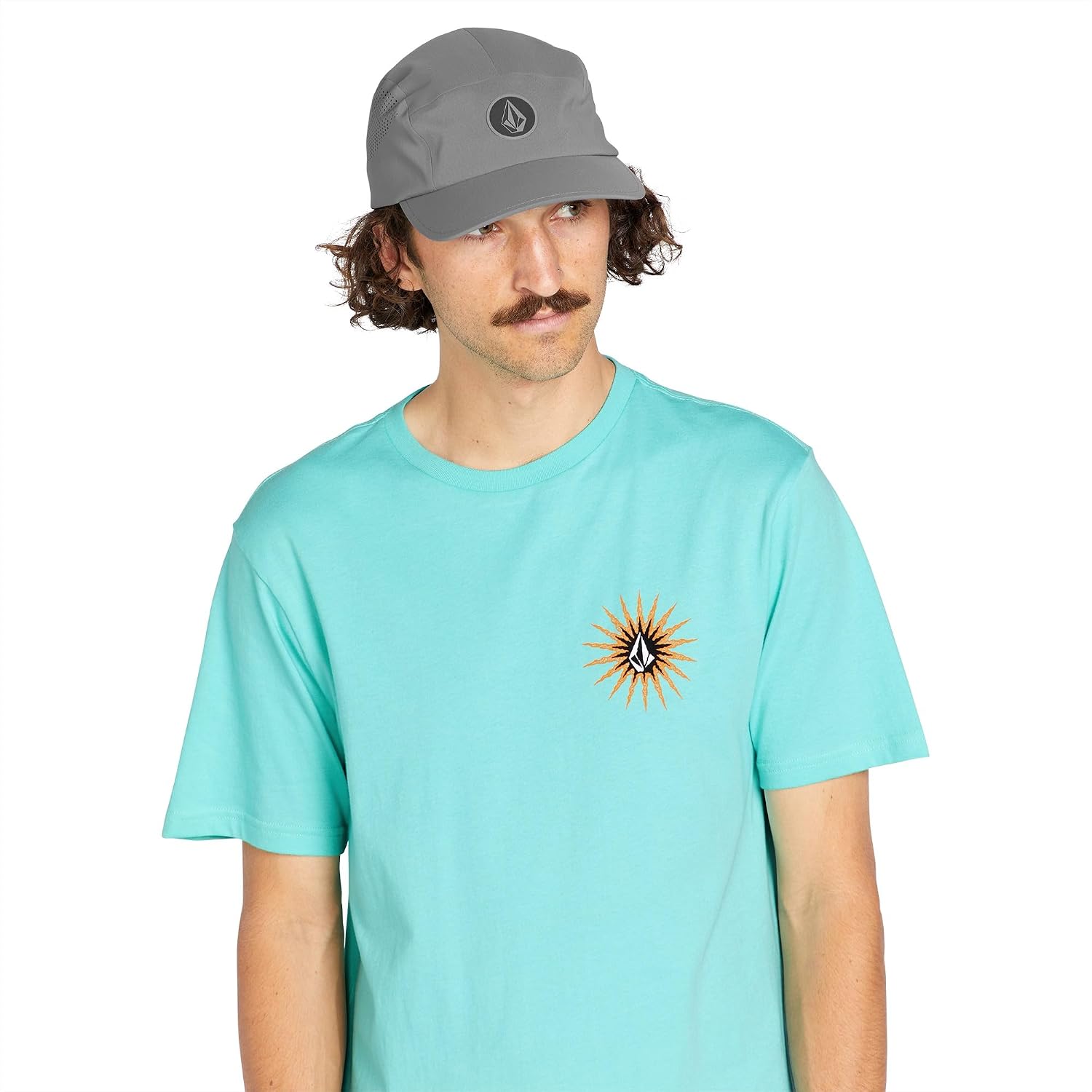 Volcom Men's Stone Tech Delta Hat Pewter