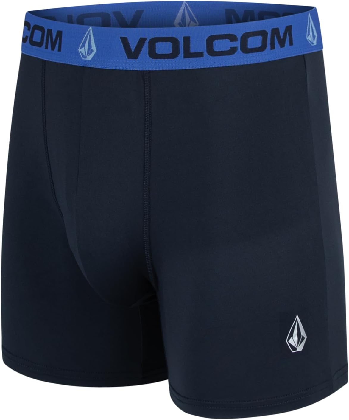 Volcom Mens Boxer Briefs 5 Pack Poly Spandex Performance Boxer Briefs Underwear BlueBlackBlueNavyGrey