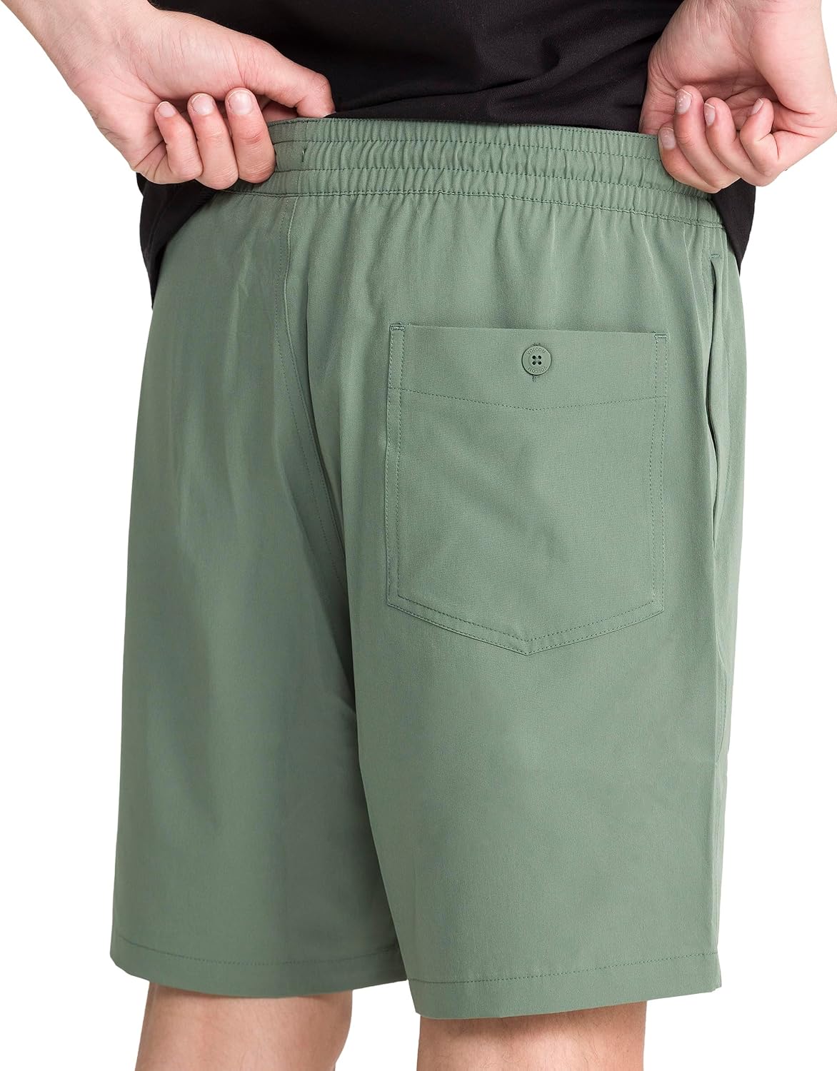 Volcom Men's Steppen Ew 17" Elastic Waist Short Light Olive
