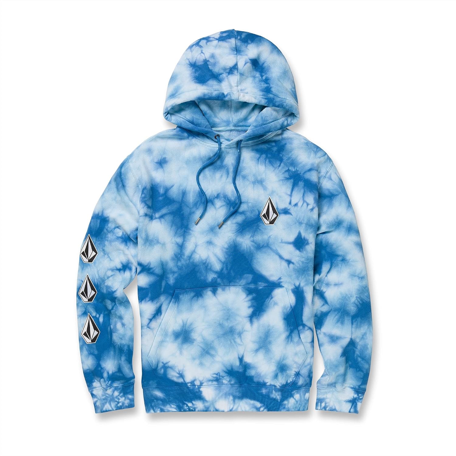 Volcom Men's Iconic Stone Pullover Hoodie Fleece Sweatshirt Maliblue