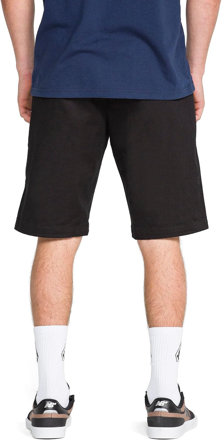Volcom Men's Vmonty Chino Shorts – 22 Outseam, Relaxed Fit, Durable Cotton Fabric Black