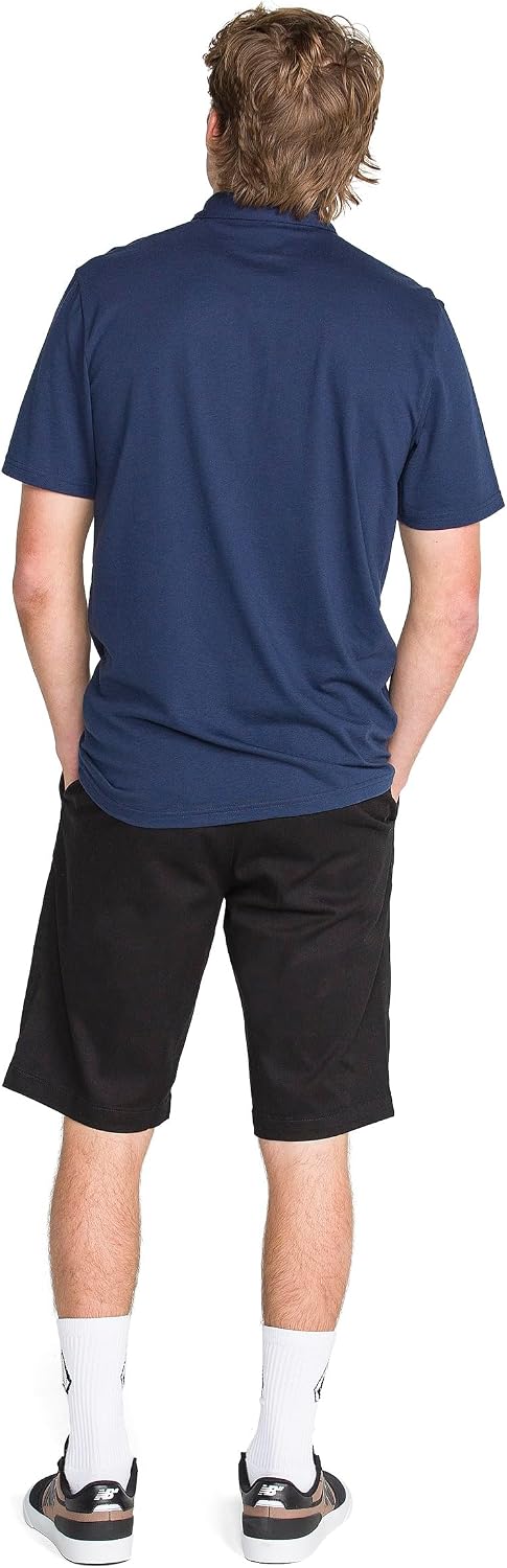 Volcom Men's Vmonty Chino Shorts – 22 Outseam, Relaxed Fit, Durable Cotton Fabric Black