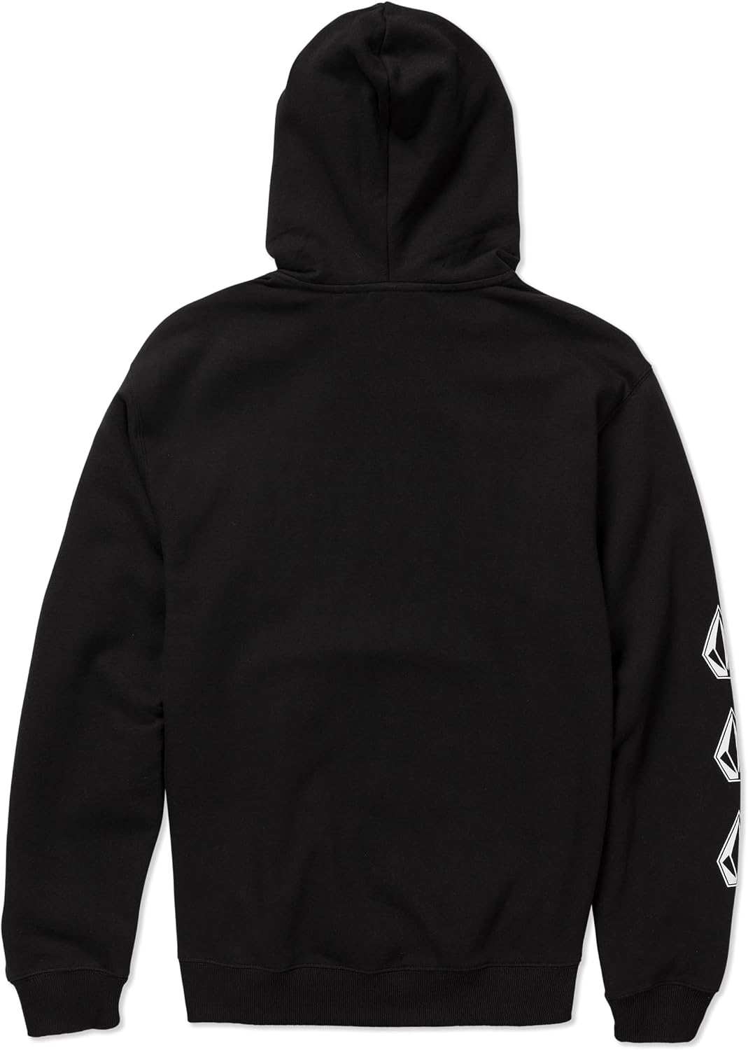 Volcom Men's Iconic Stone Pullover Hoodie Fleece Sweatshirt Black 2