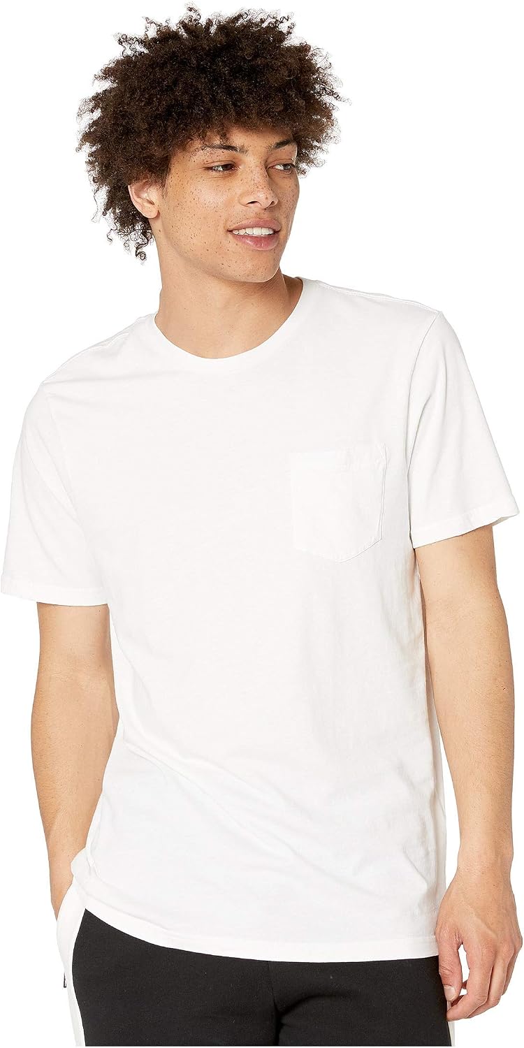 Volcom Men's Solid Stone Modern Fit Short Sleeve Tee Whitewhite