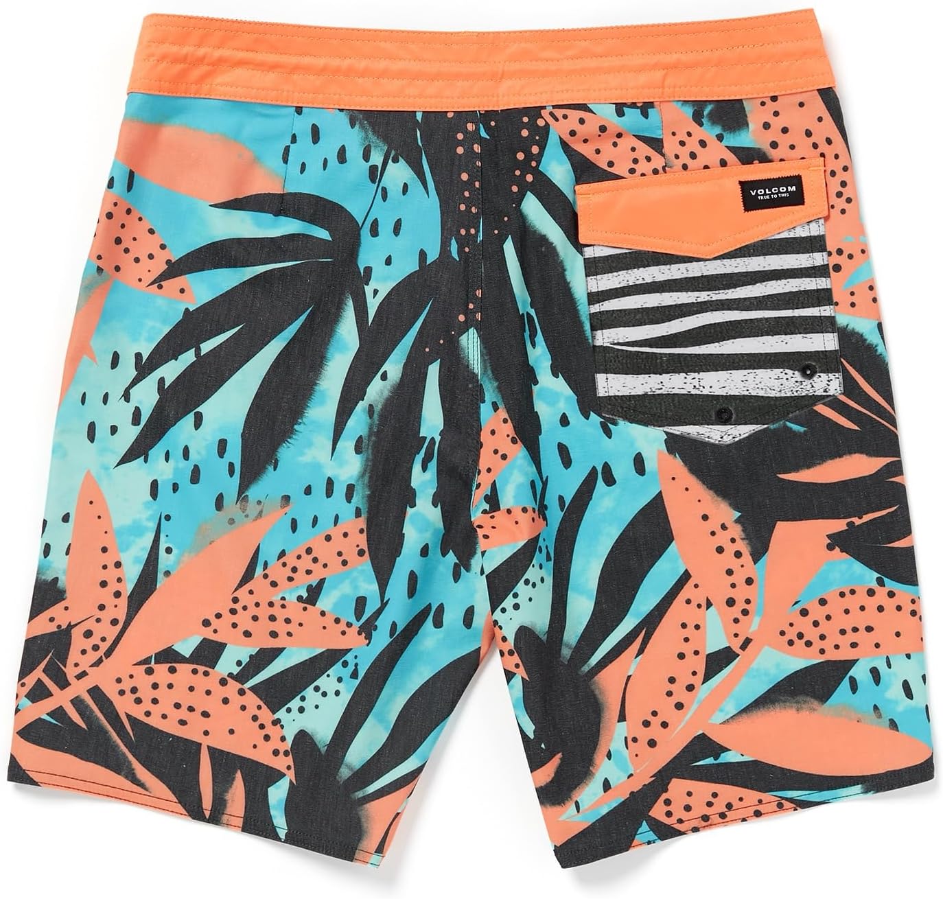 Volcom Mens Waterside Floral Stoney Tigerlily