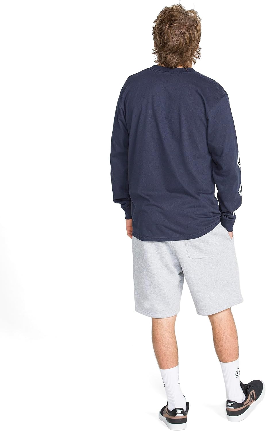 Volcom Men's Frickin Elastic Waist 19" Chino Short Grey Grey