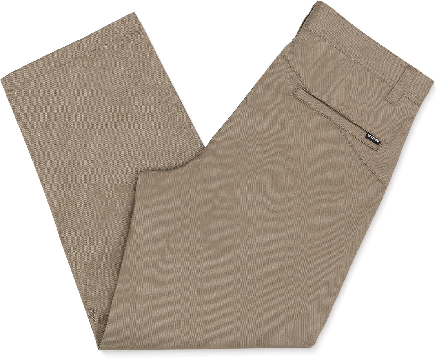 Volcom Men's Frickin Skate Loose Baggy Fit Chino Pants – Relaxed Tapered 17″ Leg Opening, 30″ Inseam Teak Green