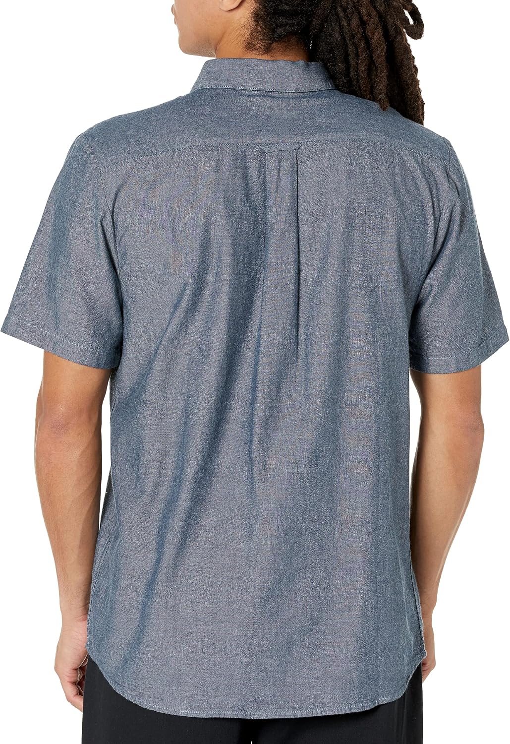Volcom Men's Date Knight Short Sleeve Classic Fit Button Down Shirt Navy
