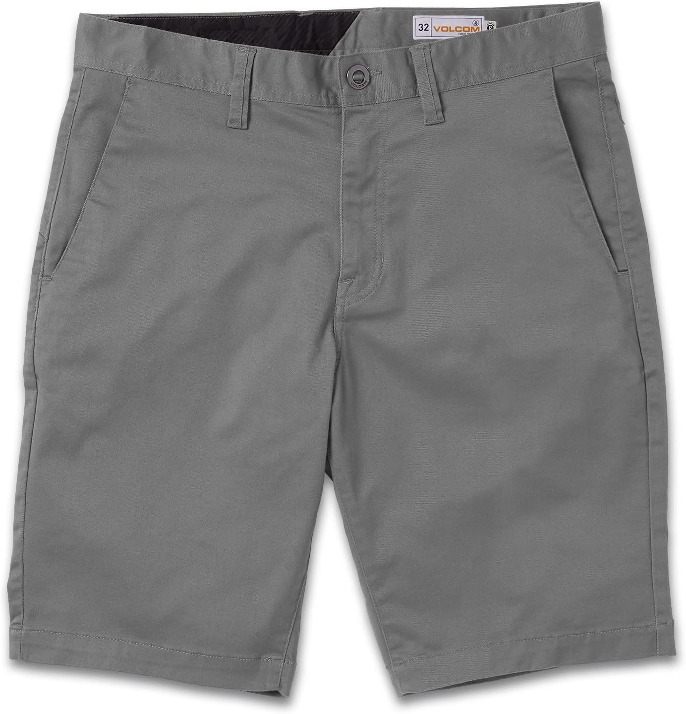Volcom Men's Modern Fit 21" Chino Short Grey 1