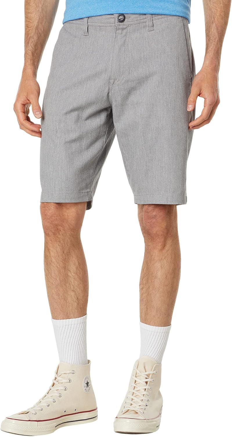 Volcom Men's Modern Fit 21" Chino Short Grey 1