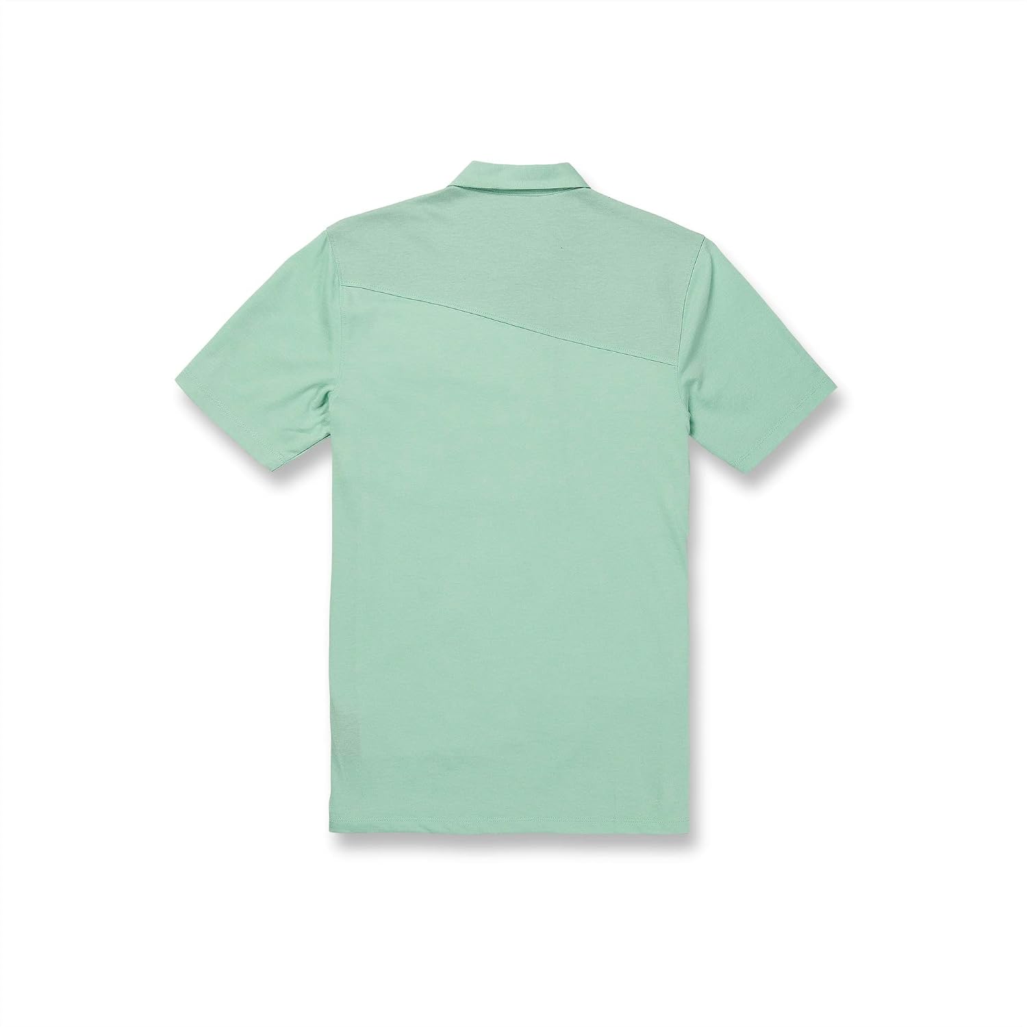 Volcom Men's Wowzer Modern Fit Short Sleeve Polo Shirt Ice