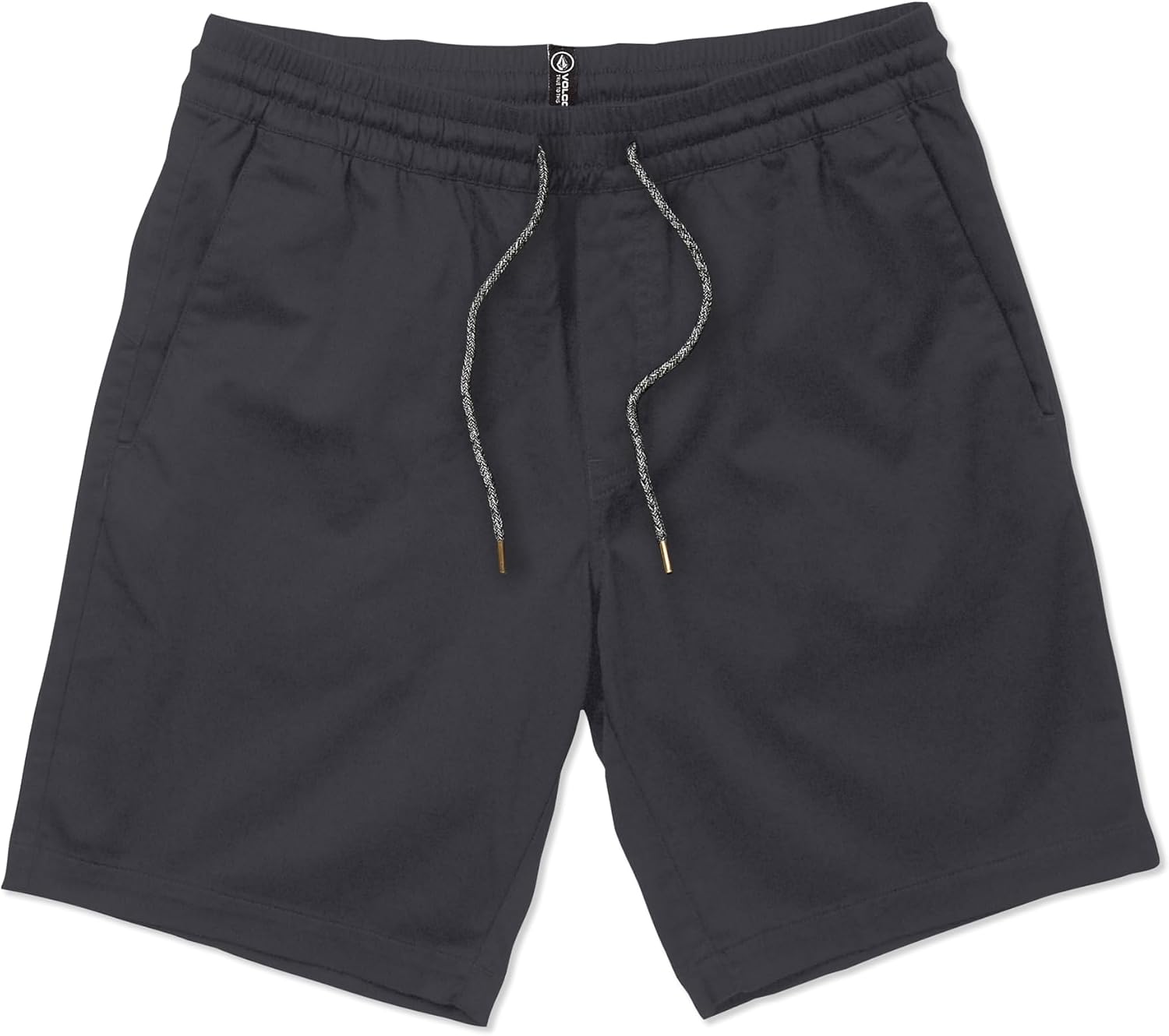 Volcom Men's Frickin Elastic Waist 19" Chino Short Charcoal