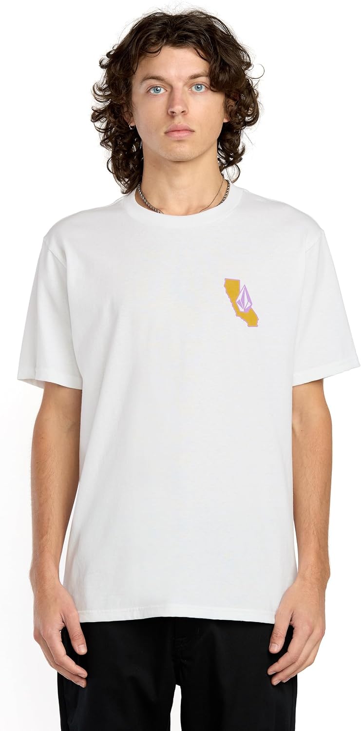 Volcom Men's California Dreaming Short Sleeve Tee White